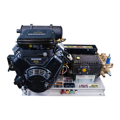 CleanFreak® Skid Mount 23 HP Vanguard Engine w/ 8.0 GPM General Pump Pressure Washer (Gas) - 3,500 PSI - WET-ACF4-1002