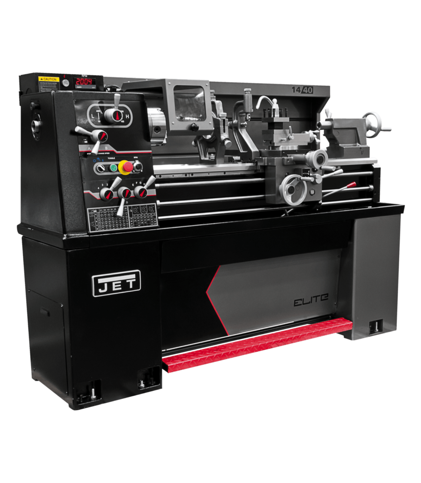 JET Elite E-1340VS Lathe with ACU-RITE 203 CSS DRO with Taper Attachment and Collet Closer - JET-892410