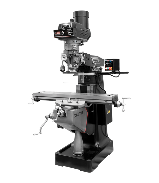 JET Elite ETM-949 Mill with 2-Axis Newall DP700 DRO and X-Axis JET Powerfeed - JT9-894152