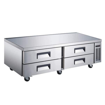 Omcan 72" 4 Drawer Refrigerated Chef Base - Omcan-50072