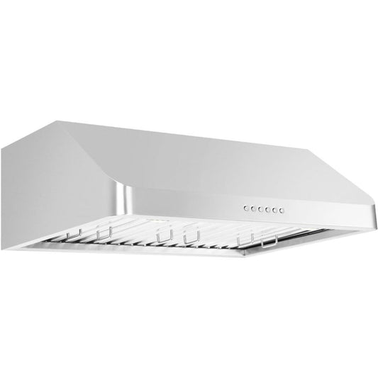 Alpine Series Ducted Under Cabinet Range Hood in Stainless Steel - ALP10UC-30